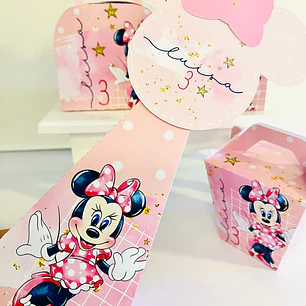 Arquivo Minnie Rosa Aquarela - Pdf e Studio