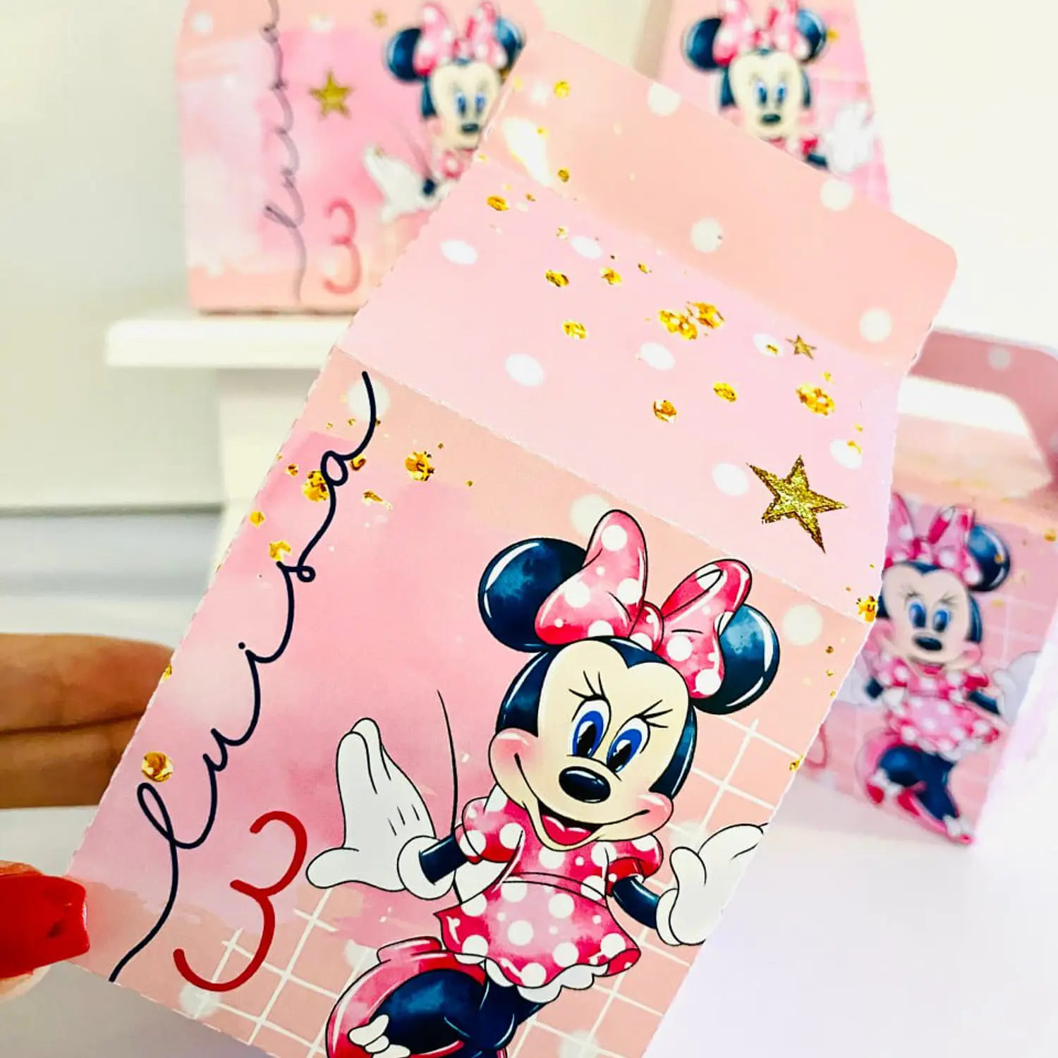 Arquivo Minnie Rosa Aquarela - Pdf e Studio 2