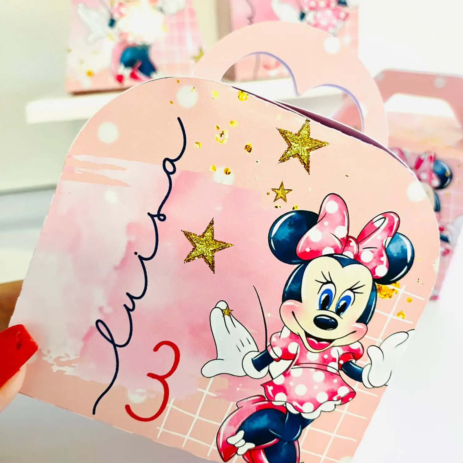 Arquivo Minnie Rosa Aquarela - Pdf e Studio 3