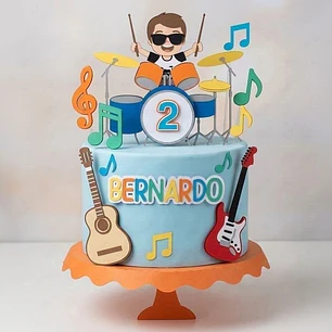 Arquivo Topo Menino Baterista Em Camadas