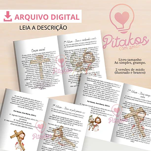 Arquivo Digital Combo L. Orações Terço - Quaresma e Via Sacra - Pitakos