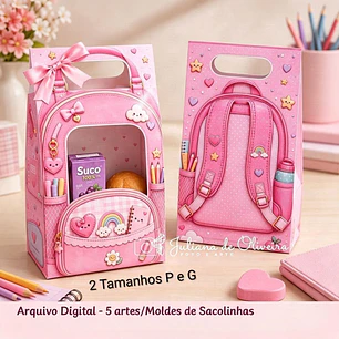 Arquivo Digital Sacolinha Para Mimo 5 Artes - Pdf