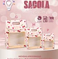 Arquivo Kit Sacola Boca De Palhaço Com Visor - Molde Limpo - thumbnail 2
