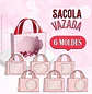Arquivo Sacola Vitrine Vazada - Molde Limpo - Pdf e Studio - Thumbnail 1