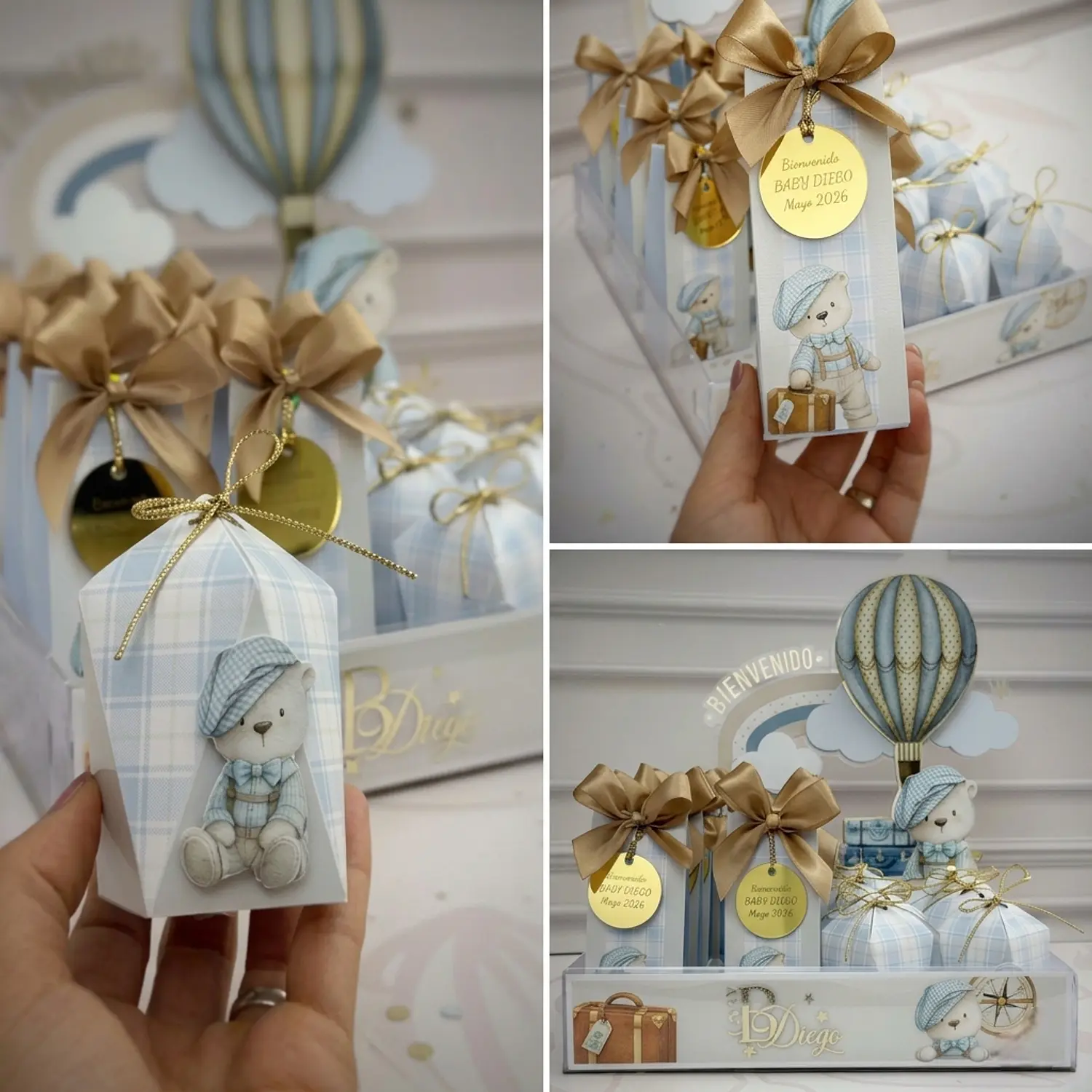 Arquivo Bandeja Transparente Decorativa Para Chá De Bebê Com Caixinhas 1