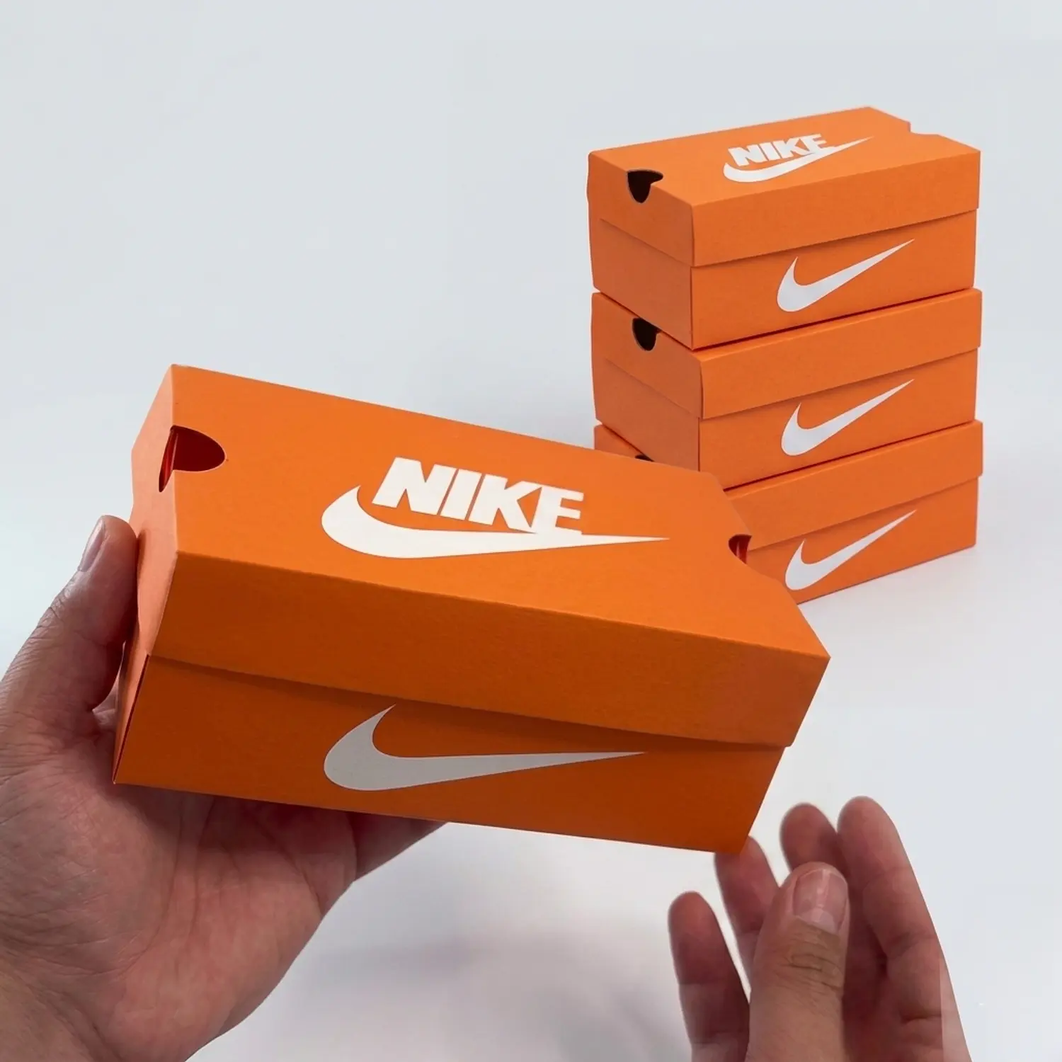 Arquivo Caixa Sapato Esporte Nike Laranja - Pdf e Studio   1