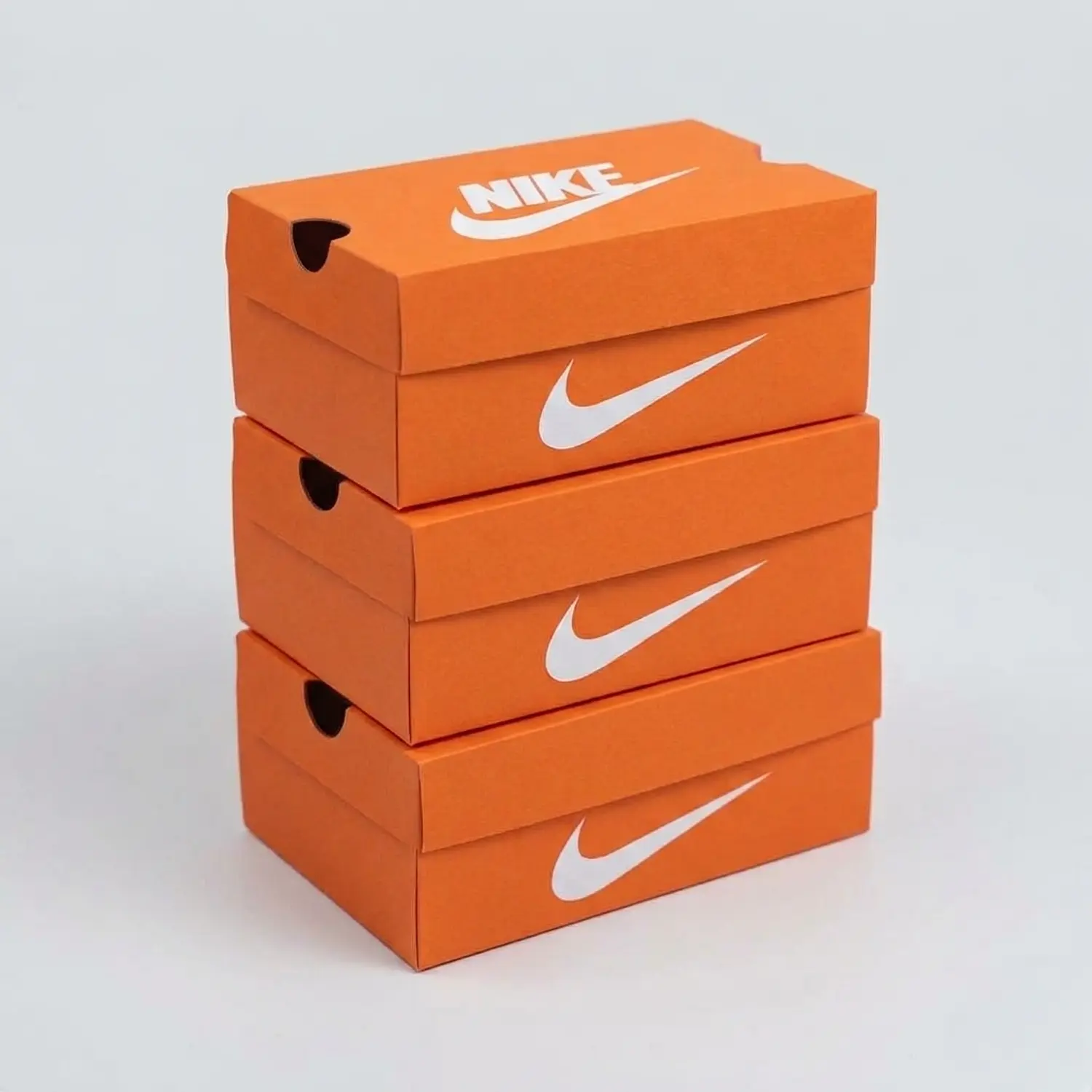 Arquivo Caixa Sapato Esporte Nike Laranja - Pdf e Studio   2