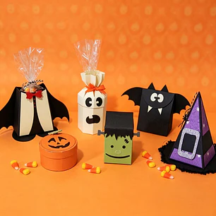 Arquivo Kit Caixas Halloween - Pdf e Svg