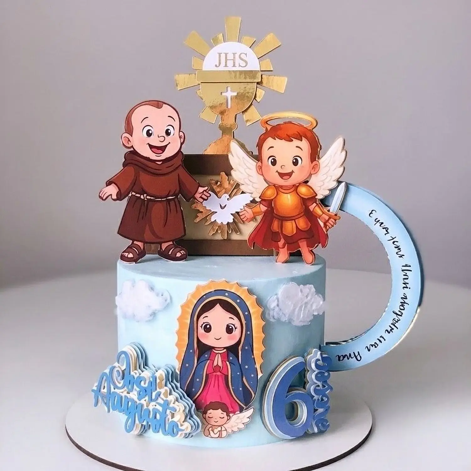 Arquivo Topo Frei Gilson Anjo e  Nossa Senhora de Guadalupe