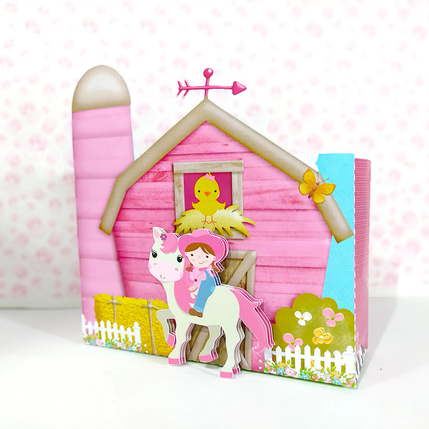 Arquivo Fazendinha Rosa Menina - Pdf e Studio 6