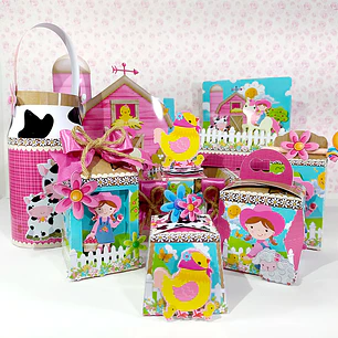 Arquivo Fazendinha Rosa Menina - Pdf e Studio