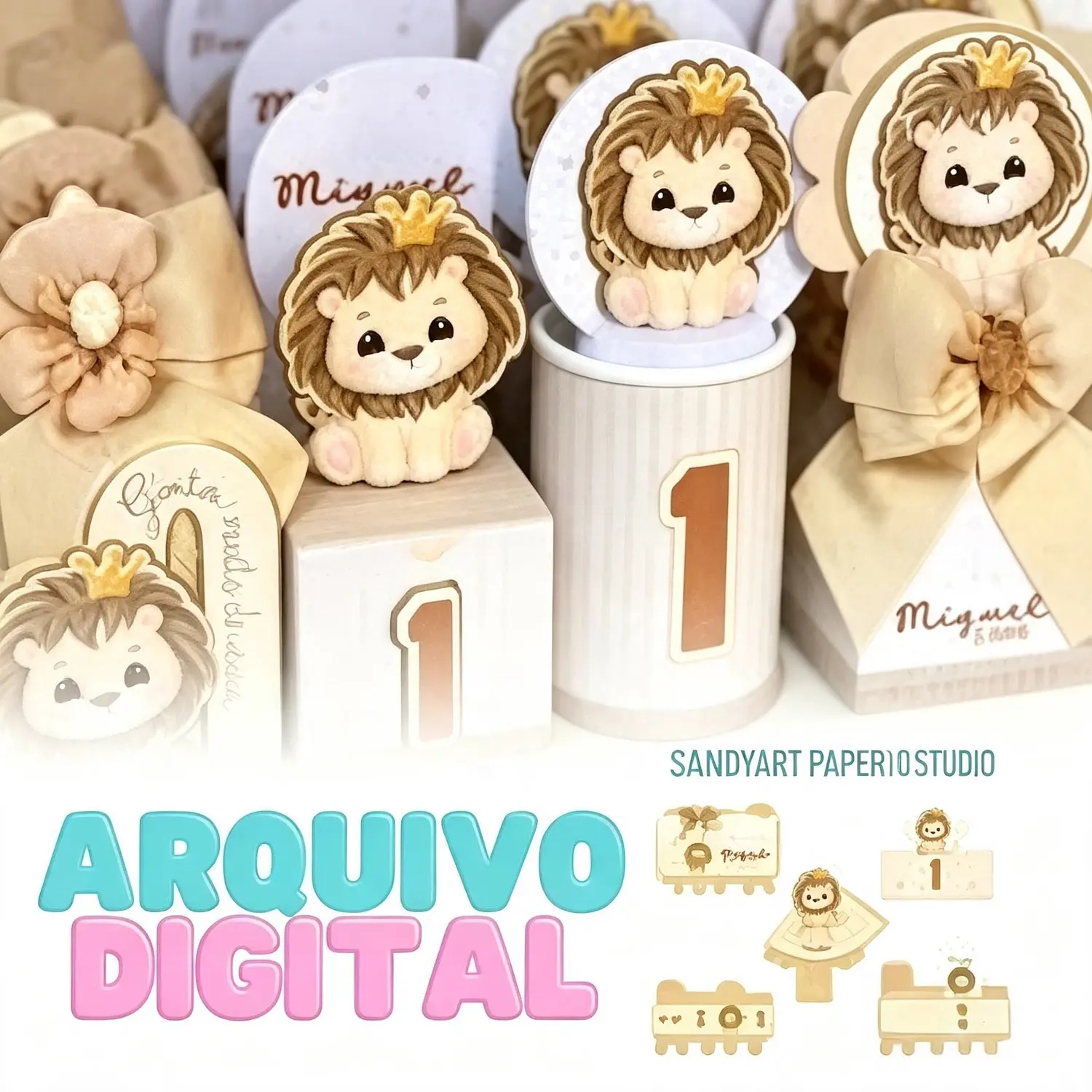 Arquivo Leãozinho Clean - Pdf e Studio 