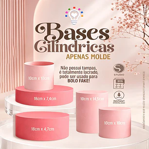 Arquivo Base Cilíndricas - Molde - Criar bv
