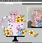 Arquivo Topo Stitch e Angel Flor Realista - Thumbnail 1