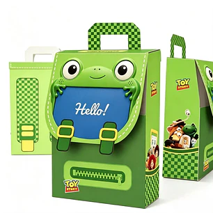 Arquivo Caixa Mochila Sapo Toy Story - A3 - Pdf