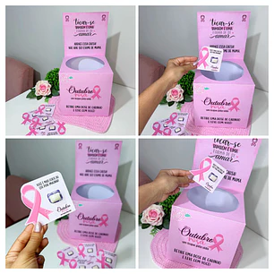 Arquivo Caixa Interativa Com Card Outubro Rosa - Pdf e Studio
