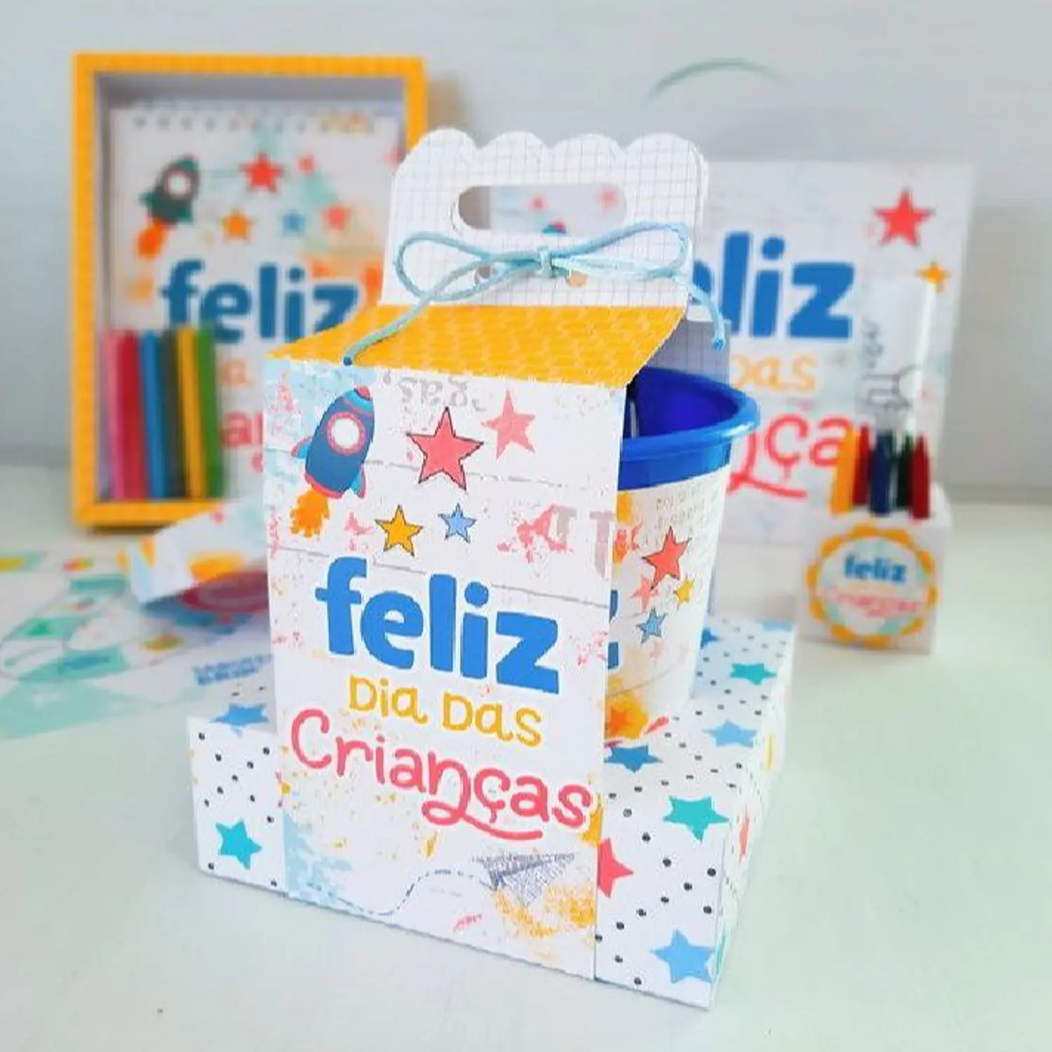 Arquivo Kit Dia das Crianças Menino - Pdf e Studio  5