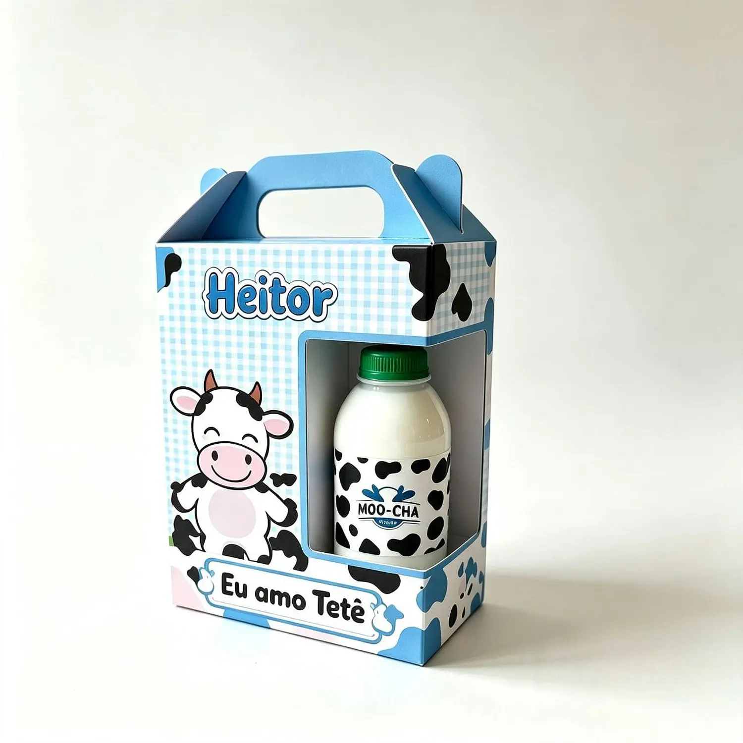 Arquivo Caixa Maleta Porta Garrafa 250ml - Molde Limpo - Pdf e Studio 1