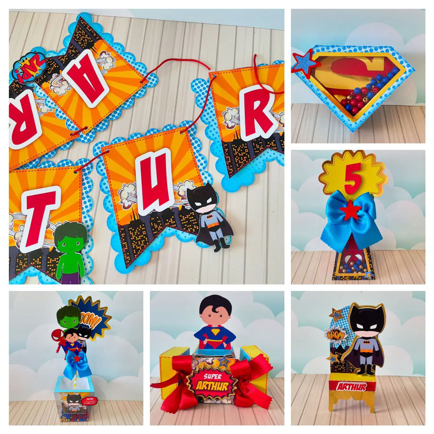 Arquivo Super Heróis - Luxo Supremo - Pdf e Studio 4