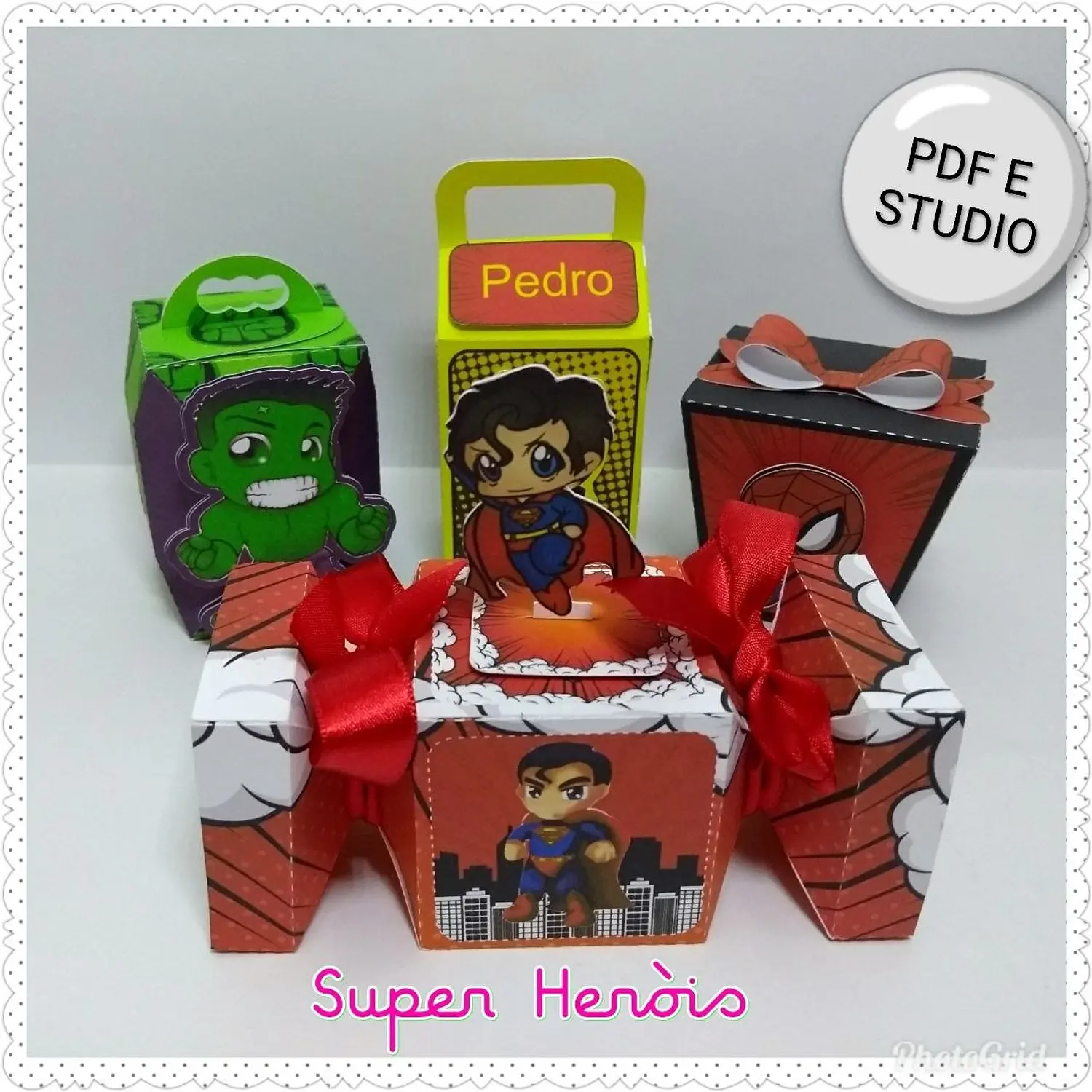 Arquivo Super Heróis Cute - Realista - Pdf e Studio