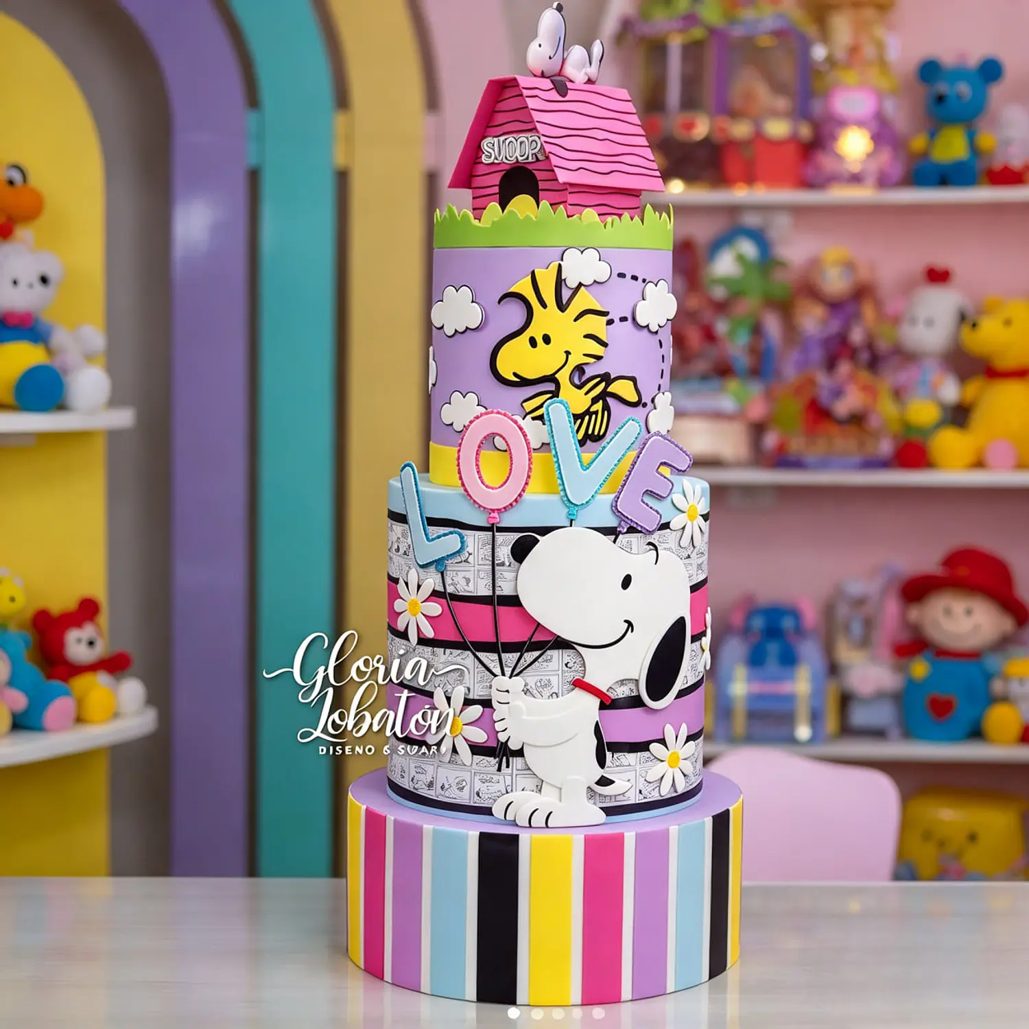 Arquivo Topo Snoopy - Camadas - Studio e Svg - Gloria Lobaton