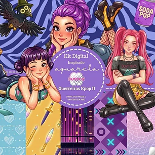Kit Digital Guerreiras Do K-Pop 2