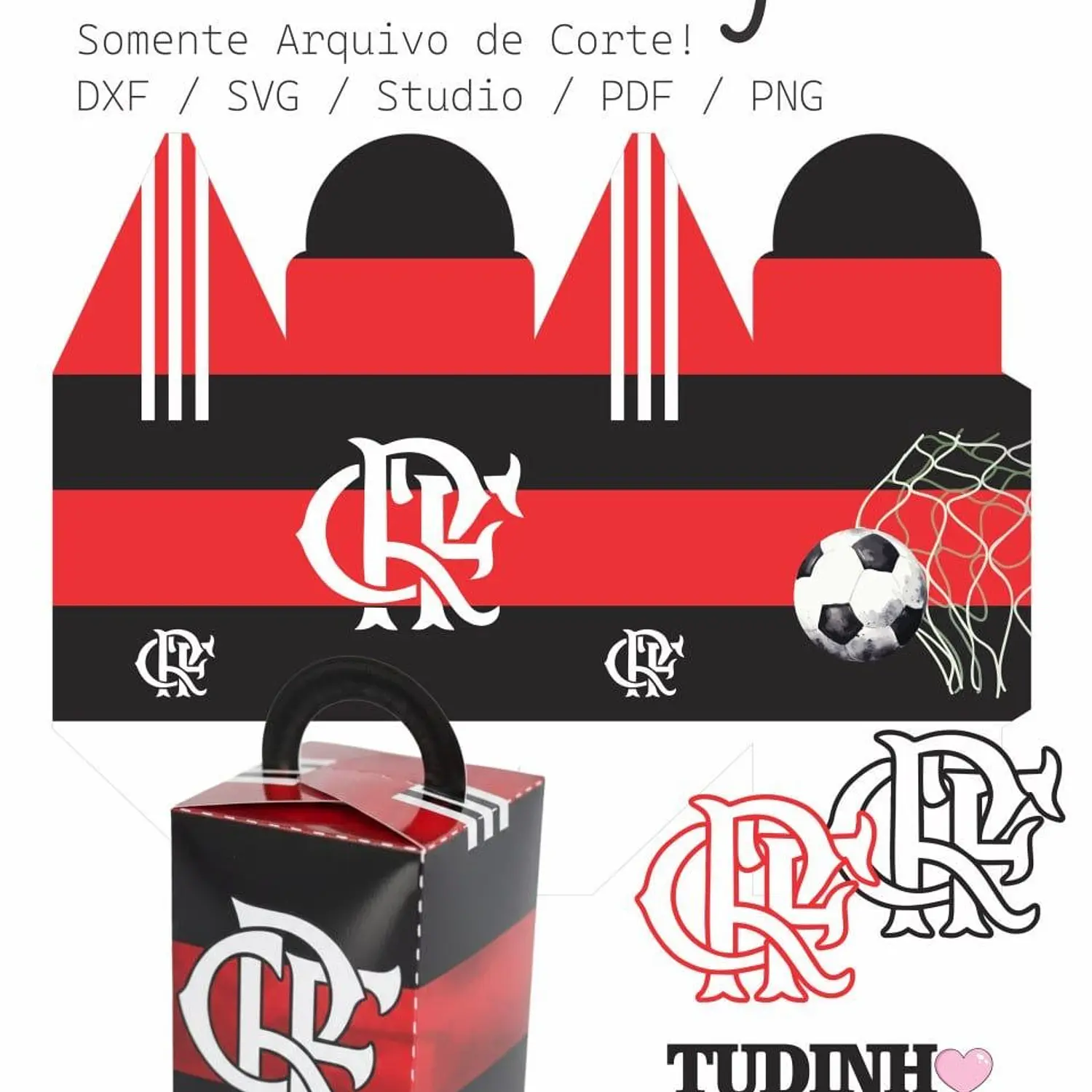 Arquivo Trio De Caixas - Flamengo - Pdf e Studio 3