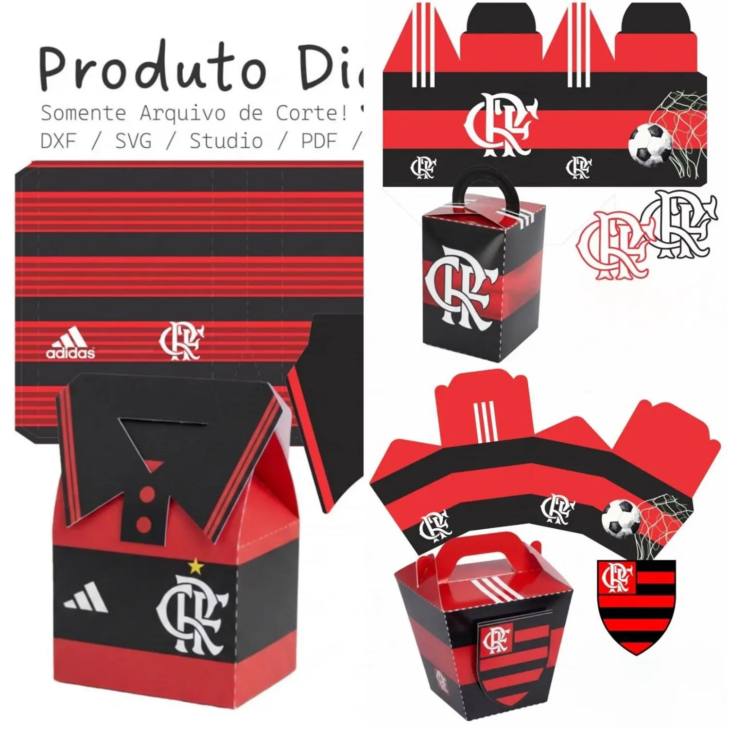 Arquivo Trio De Caixas - Flamengo - Pdf e Studio 1