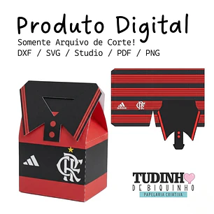 Arquivo Caixa Camisa Flamengo - Pdf e Studio