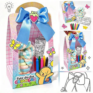 Arquivo Caixa Copo Bolha - Kit Pintura Dia Das Crianças - Pdf e Studio - Criar bv