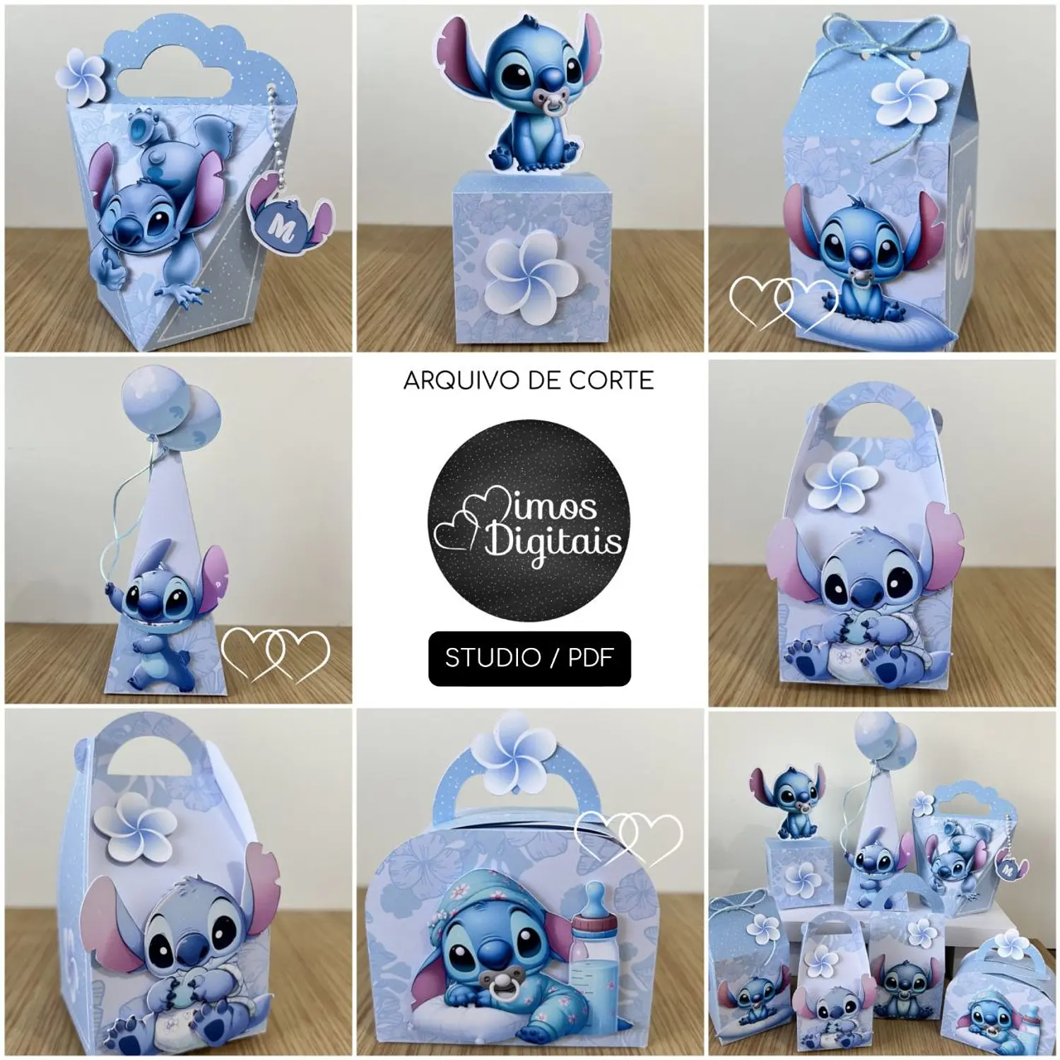 Arquivo Chá De Bebê Stitch - Pdf e Studio - Criar bv