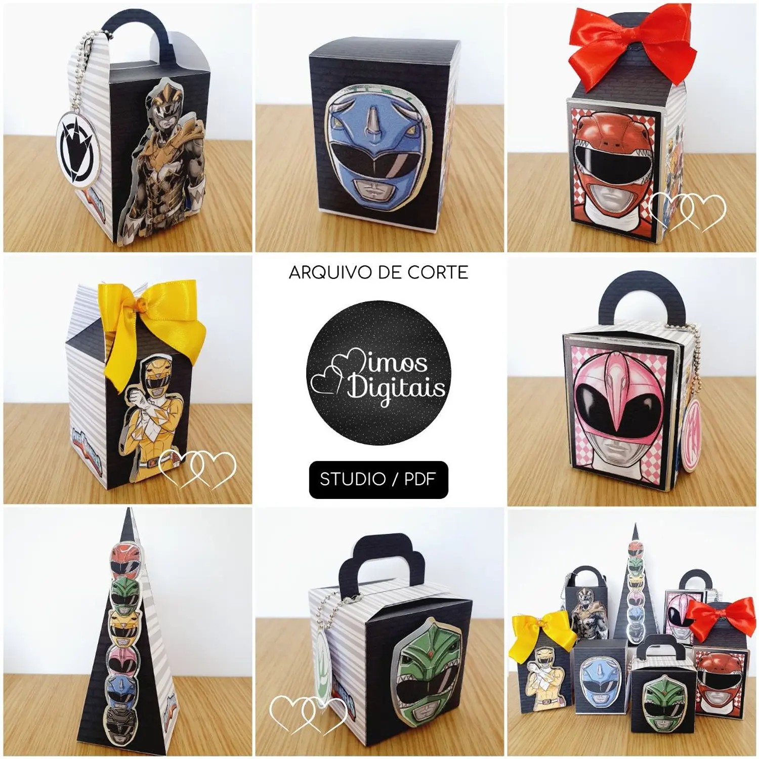 Arquivo Power Rangers - Pdf e Studio - Mimos Digitais 2
