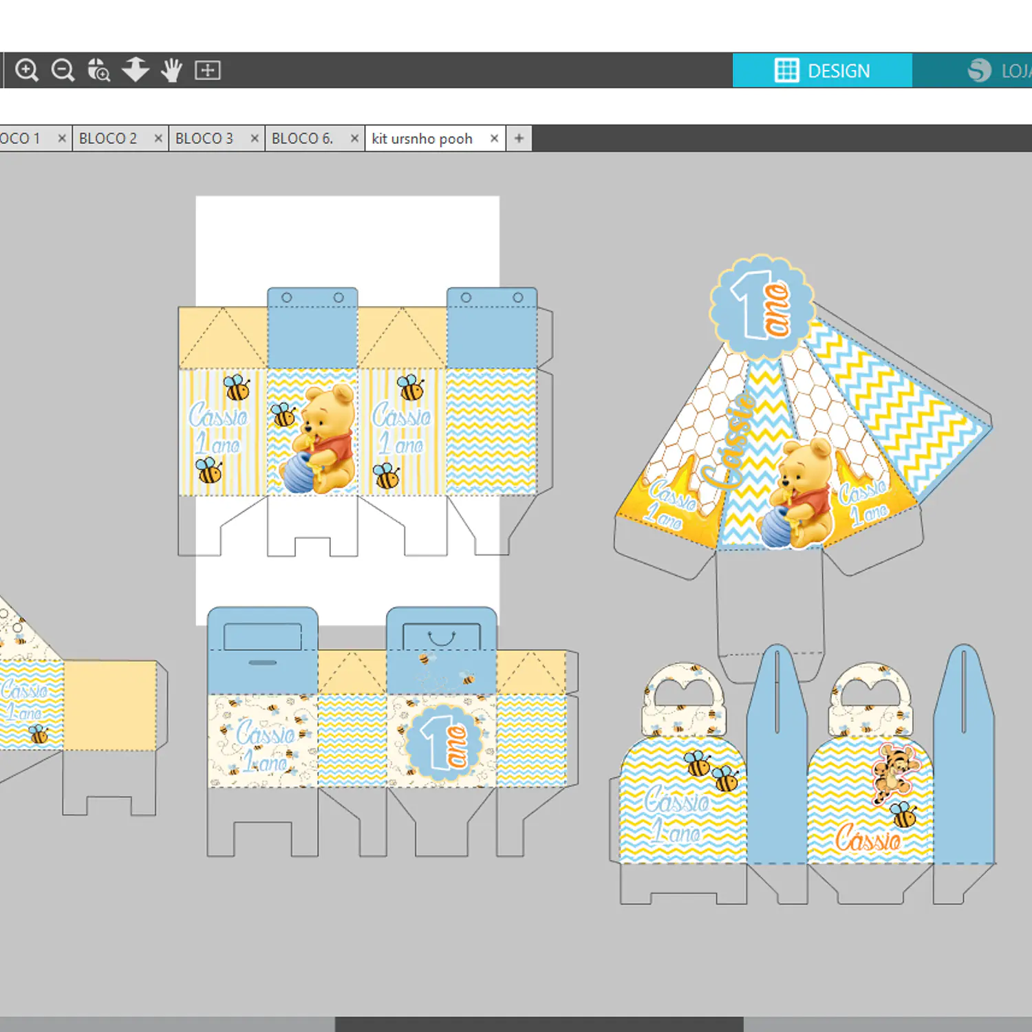 Arquivo Ursinho Pooh - Pdf e Studio 2