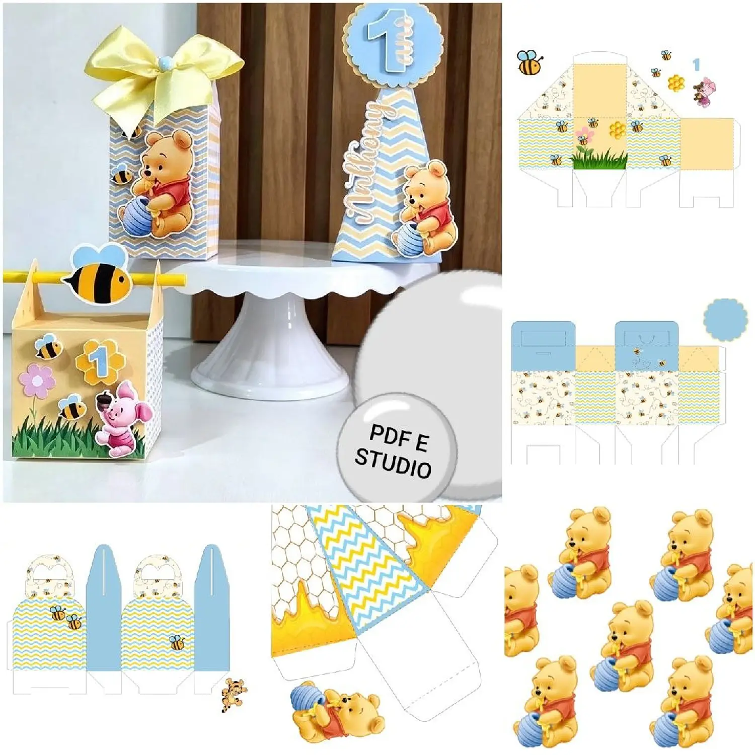 Arquivo Ursinho Pooh - Pdf e Studio 1