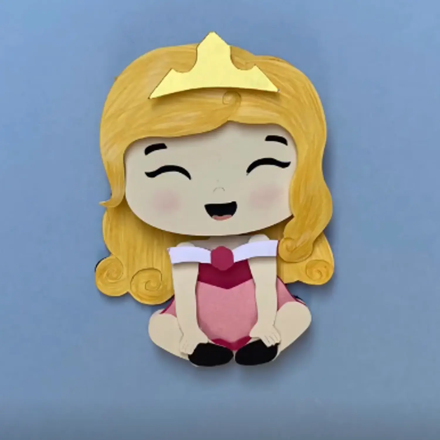 Arquivo kit 10 Princesas Baby Para Topo De Bolo - Camadas - Pdf e Svg 3