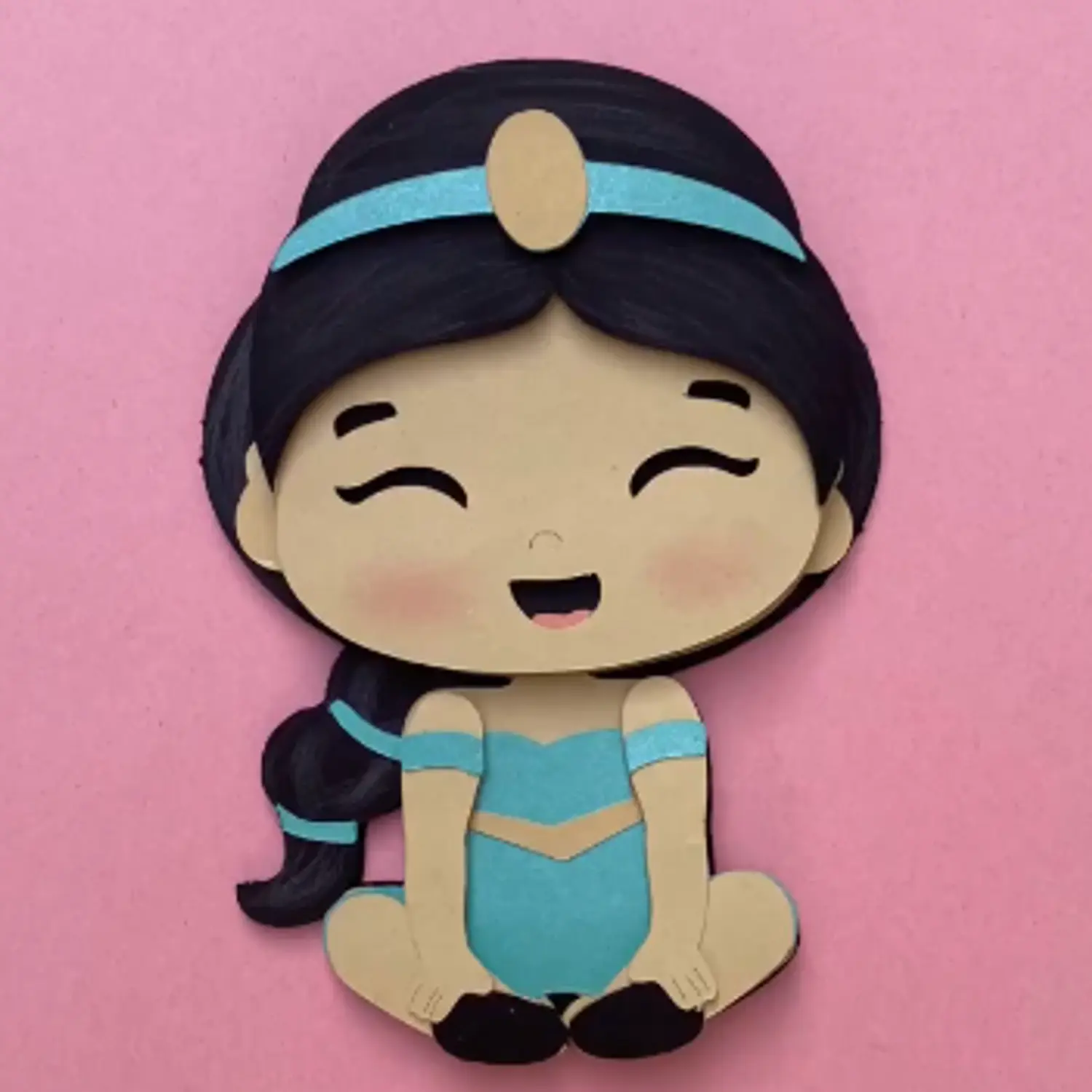 Arquivo kit 10 Princesas Baby Para Topo De Bolo - Camadas - Pdf e Svg 6