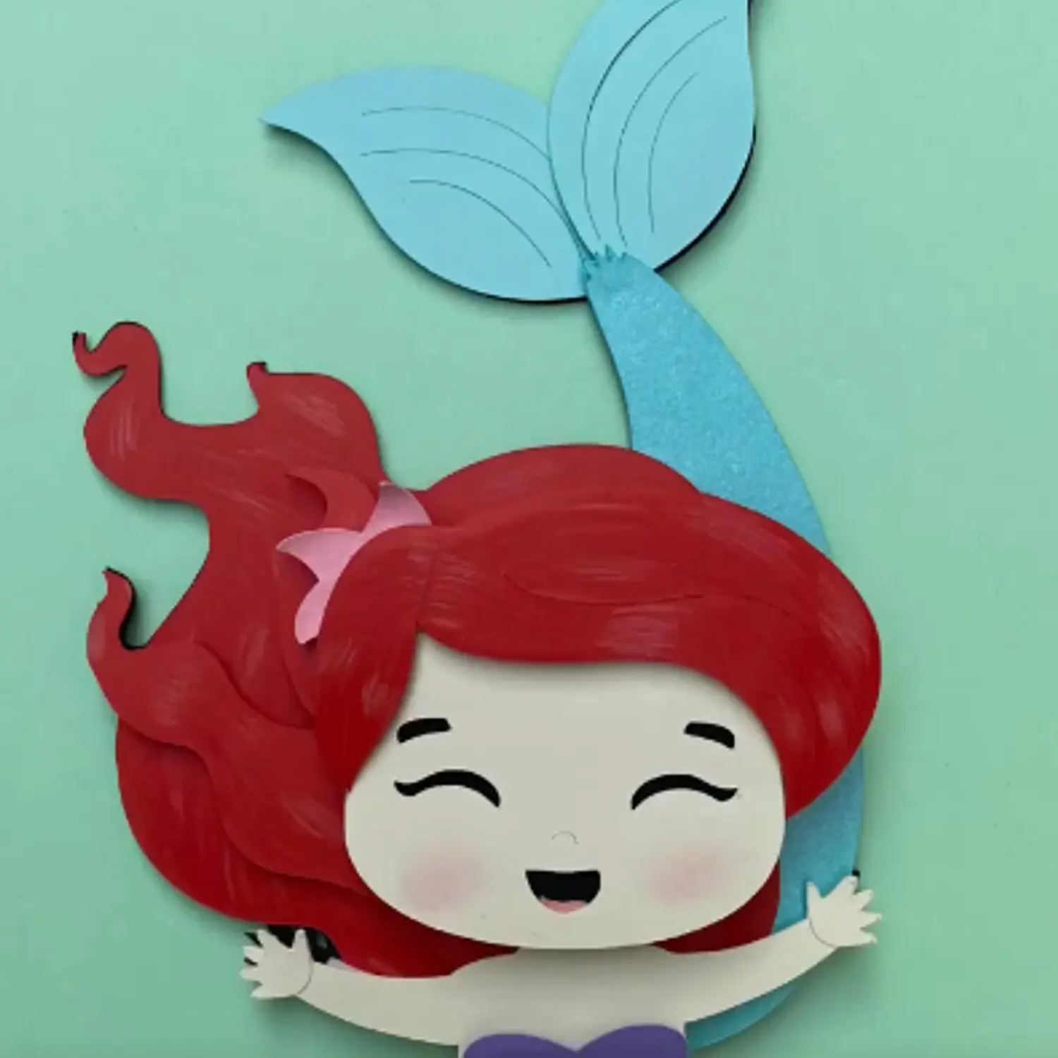 Arquivo kit 10 Princesas Baby Para Topo De Bolo - Camadas - Pdf e Svg 7