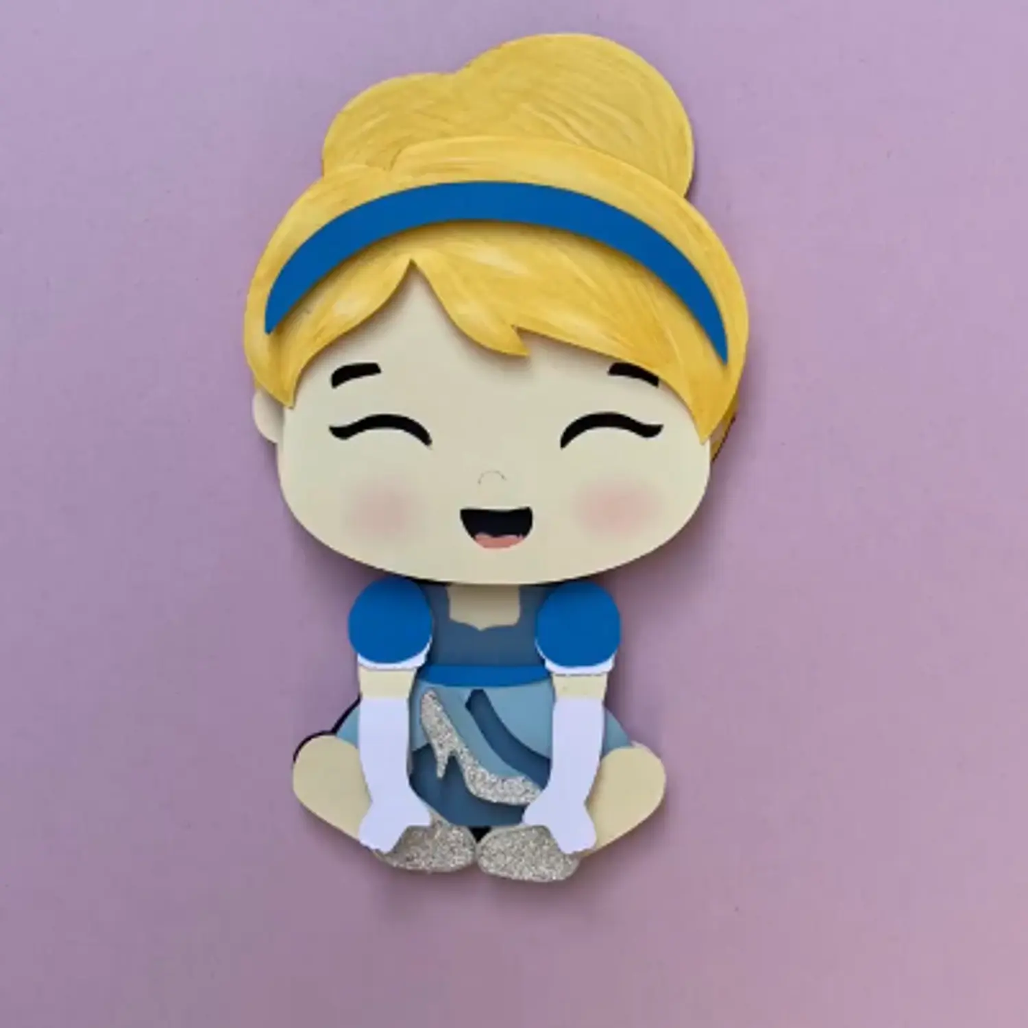 Arquivo kit 10 Princesas Baby Para Topo De Bolo - Camadas - Pdf e Svg 8
