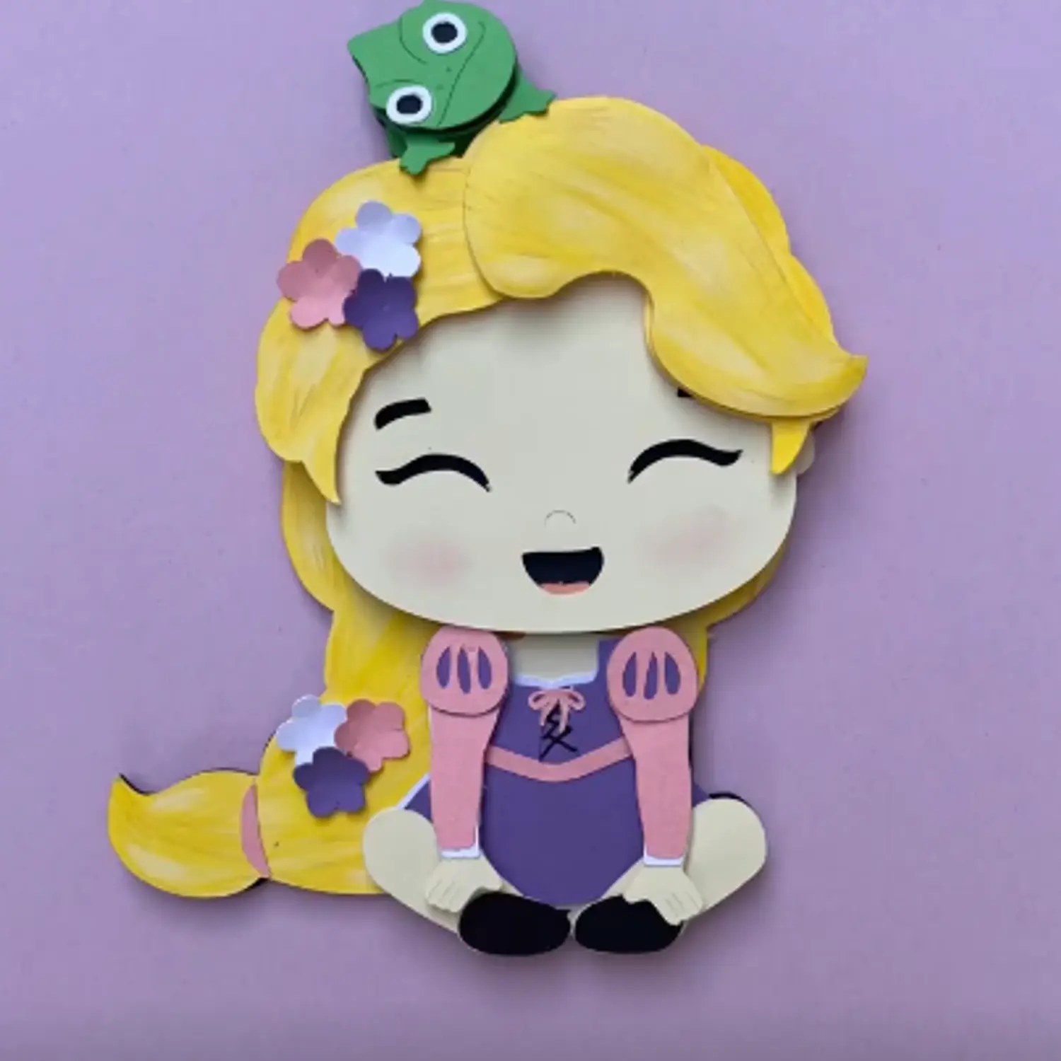 Arquivo kit 10 Princesas Baby Para Topo De Bolo - Camadas - Pdf e Svg 11
