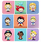 Arquivo kit 10 Princesas Baby Para Topo De Bolo - Camadas - Pdf e Svg - thumbnail 12