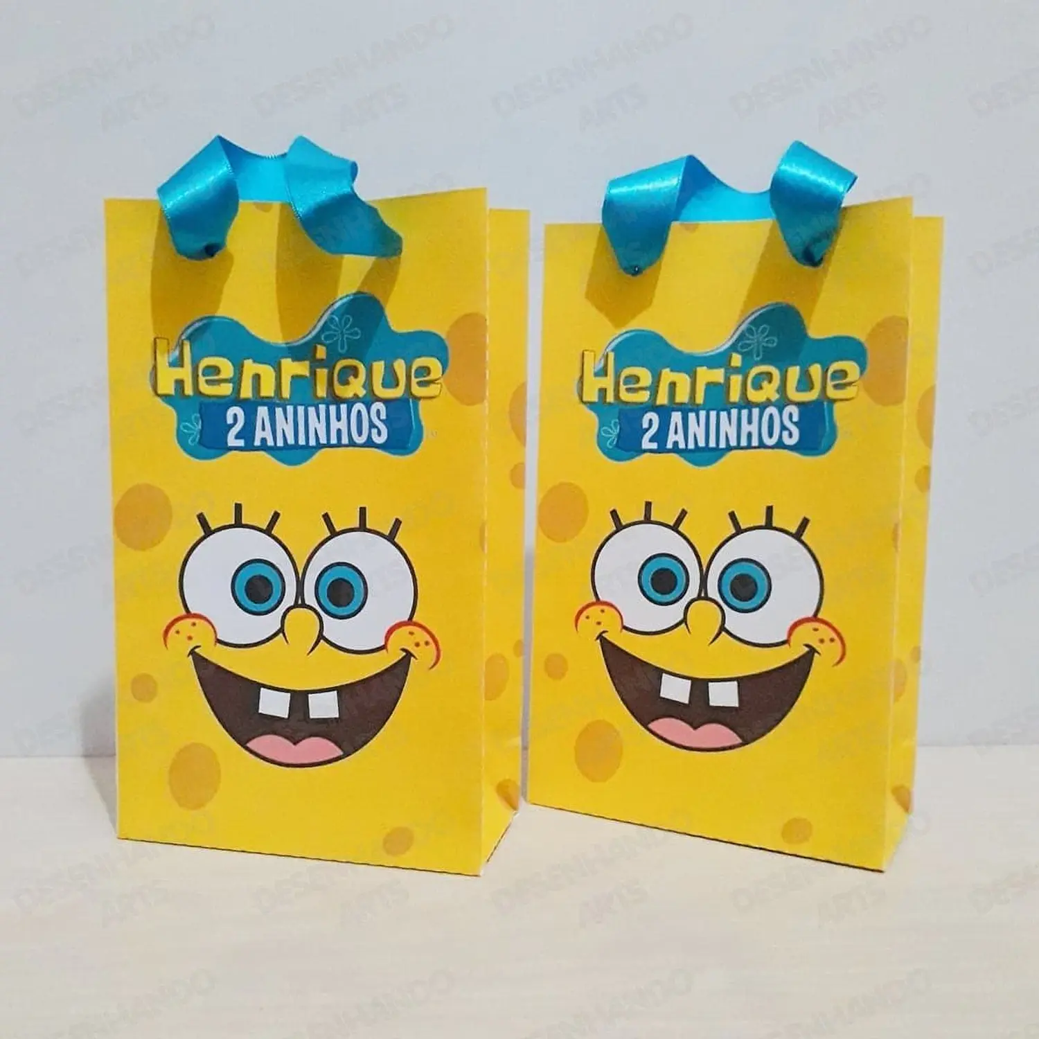 Arquivo Sacolinha Bob Esponja - Pdf e Studio - Desenhando Arts 2