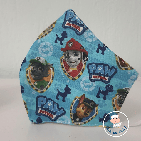 Máscara Reutilizável PATRULHA PATA