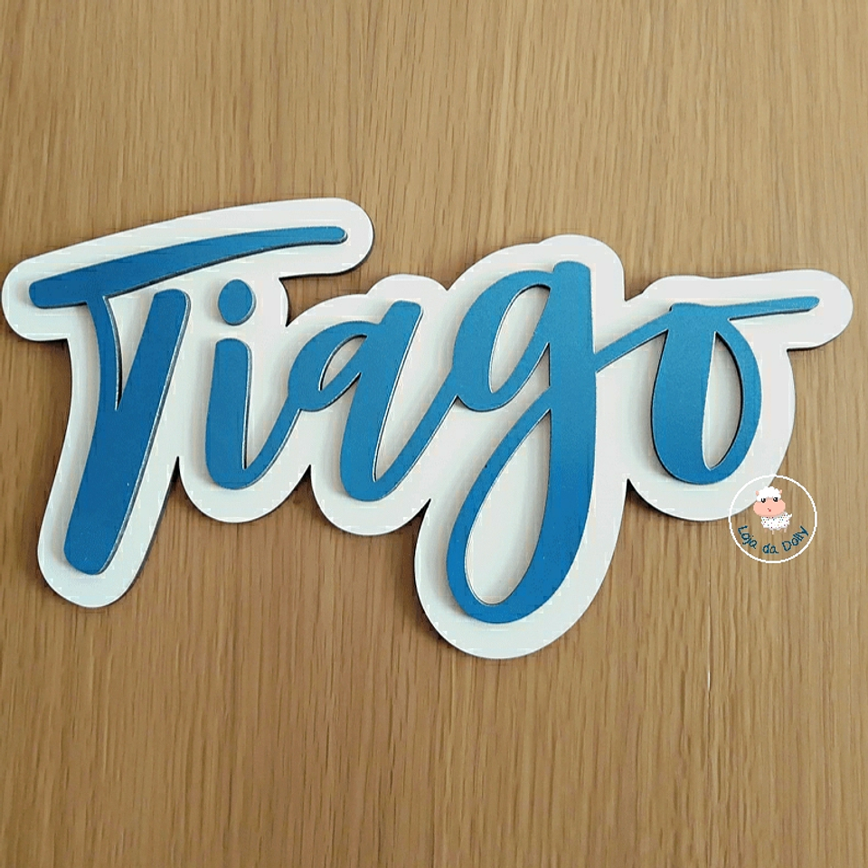 Placa NOME Quarto Porta Personalizada 1