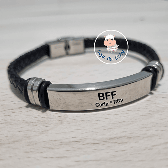 Pulseira QUALQUER TEXTO Mod.1 Personalizada
