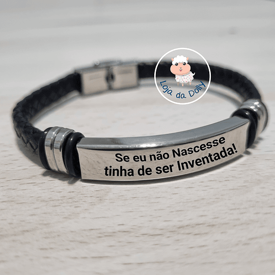 Pulseira QUALQUER TEXTO Mod.1 Personalizada
