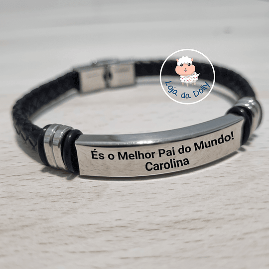 Pulseira QUALQUER TEXTO Mod.1 Personalizada