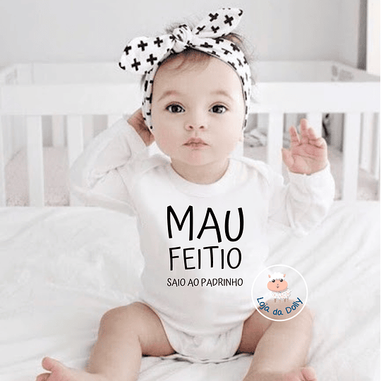 Body Manga Curta e Comprida MAU FEITIO (várias opções) - Menina e Menino