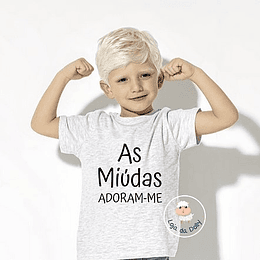 T-shirt AS MIÚDAS ADORAM-ME