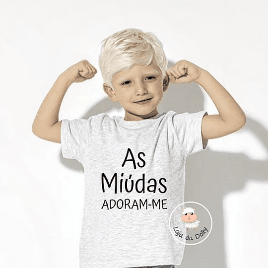 T-shirt AS MIÚDAS ADORAM-ME