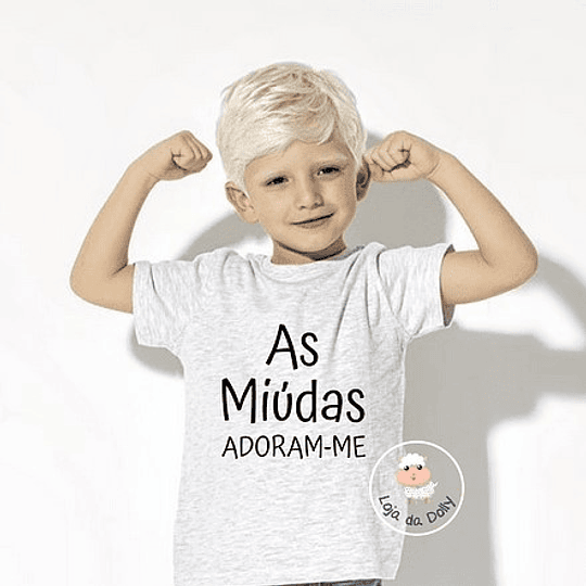 T-shirt ADORAM-ME (várias opções) - Criança e Adulto